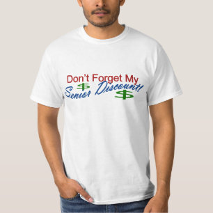 T-shirt N'oubliez pas ma remise supérieure