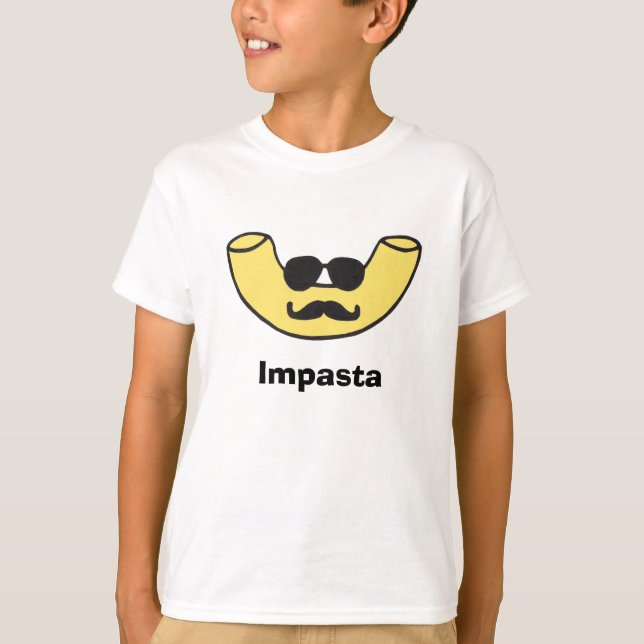 T-shirt Nouille de macaronis d'Impasta (Devant)