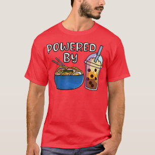 T-shirt Nouilles Ramen Bubble Thé Tapioca Lait Kawaii Boba