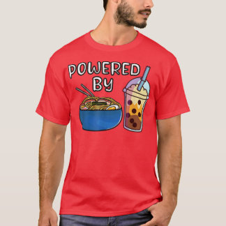 T-shirt Nouilles Ramen Bubble Thé Tapioca Lait Kawaii Boba