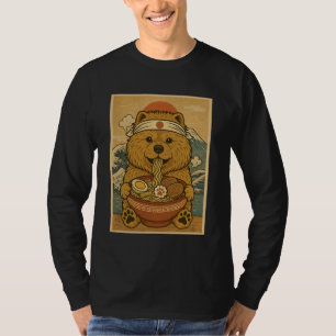 T-shirt Nouilles Ramen Japonaises Kawaii Chow Chow