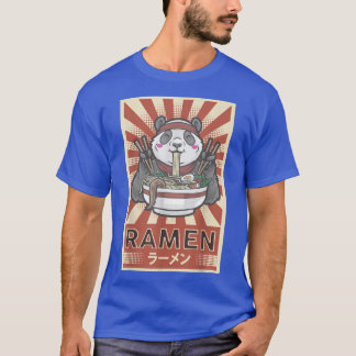T-shirt Nouilles Ramen Panda kawaii
