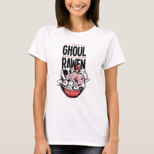 T-shirt nouilles Rawen Halloween effrayant