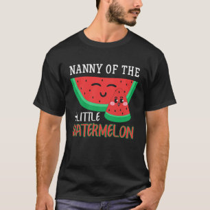 T-shirt Nounou De La Petite Famille Melon Watermelon Match