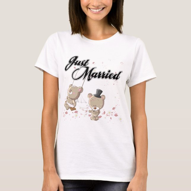 T-shirt Nounours mariés (Devant)