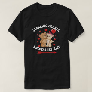 T-shirt Nounours Teddy à Bisou Voler les Coeurs de l'Amour