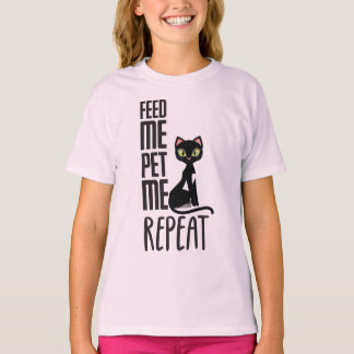 T-shirt Nourris-moi, Pet-moi