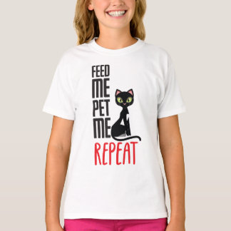 T-shirt Nourris-moi, Pet-moi