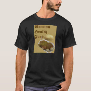 T-shirt Nourriture biologique allemande (currywurst)