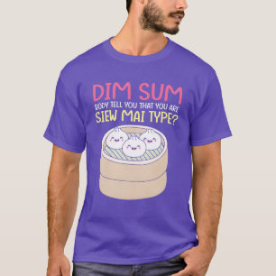 T-shirt Nourriture Chinoise Drôle Shumai Dumplings Kawaii 