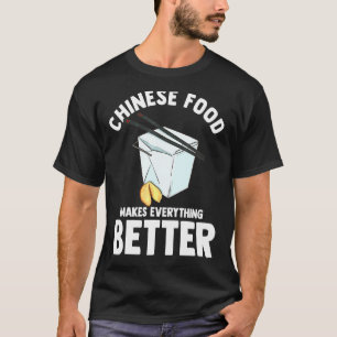 T-shirt Nourriture Chinoise Plats À Emporter Foodie Mignon