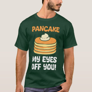 T-shirt Nourriture de petit-déjeuner crêpe Pun Artiste de 
