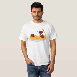 T-shirt Nourriture d'Italien de nouilles de pâtes de