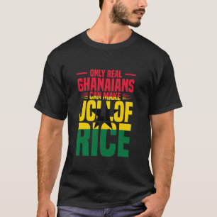 T-shirt Nourriture ghanéenne fierté ghanéenne seulement vr