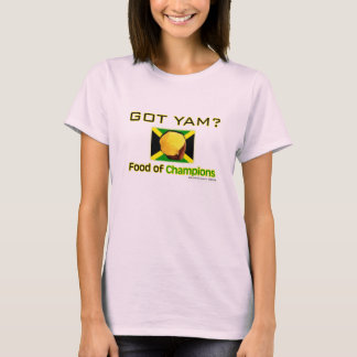 T-shirt Nourriture jaune d'igname des personnes les plus
