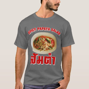 T-shirt Nourriture laotienne thaïlandaise épicée de sal