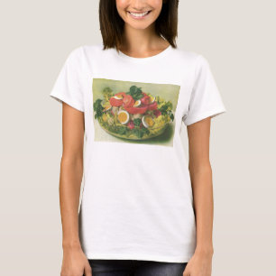 T-shirt Nourriture vintage, Salade Bio Mélange Vert Mesclu