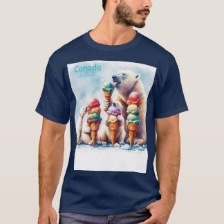 T-shirt Nous aimons la crème glacée oui nous faisons TShir