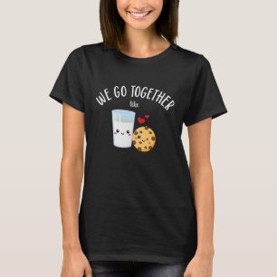 T-shirt Nous allons ensemble comme les couples de biscuits
