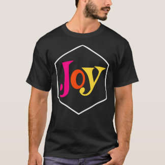 T-shirt Nous Apprécions Peu De Joy Logo Coloré