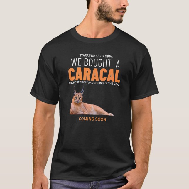 T-shirt Nous Avons Acheté Un Grand Mème Caracal Floppa Cat (Devant)