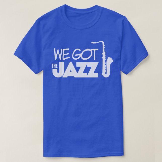 T-shirt Nous avons le blanc JAZZ (Design devant)