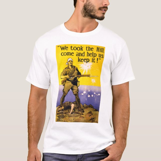 T-shirt Nous Avons Pris La Colline (Devant)
