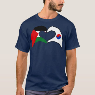 T-shirt Nous Coeurs Palestine Corée Patriot Series