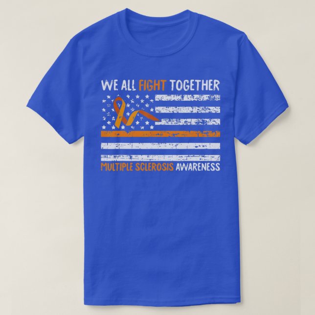 T-shirt Nous combattons tous la sclérose en plaques (Design devant)
