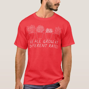 T-shirt Nous Croyons Tous À Différents Taux Enseignants Pl