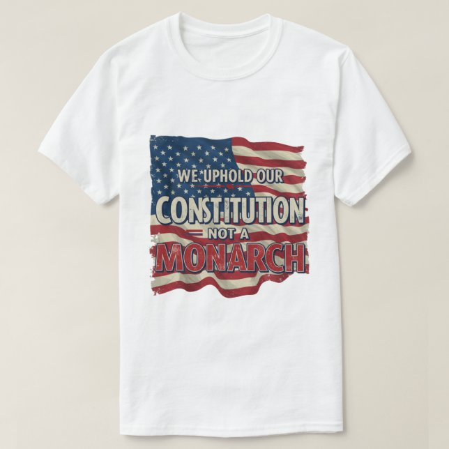 T-shirt Nous Défendons Notre Constitution - Patriotic Grap (Design devant)