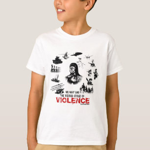 T-shirt Nous devons finir le cycle vicieux de la violence