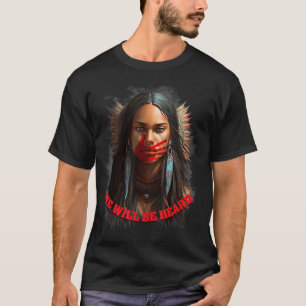 T-shirt Nous entendrons les indigènes disparus et assassin