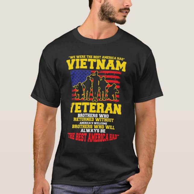 T-shirt Nous Étions Les Meilleurs États-Unis Si Viêt-nam V (Devant)