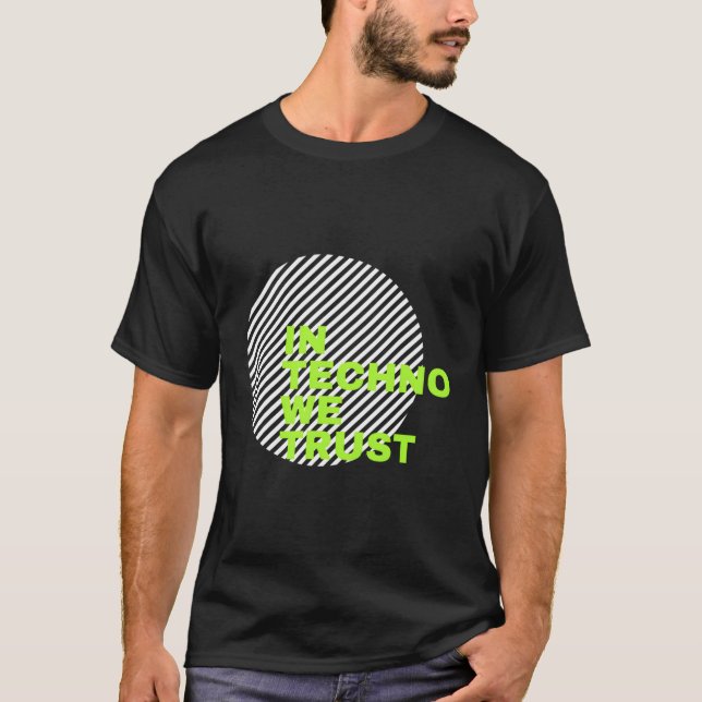 T-shirt Nous faisons confiance à Techno (Devant)