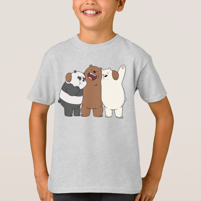 T-shirt Nous, Groupe Ours nu (Devant)
