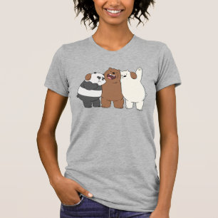 T-shirt Nous, Groupe Ours Nus Hug