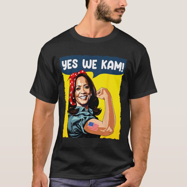 T-shirt Nous, Kam Rosie, Riveter Pour Le Président Kamala  (Devant)