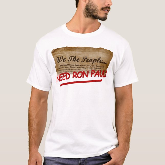 T-shirt nous la copie de Ron Paul de personnes (Devant)