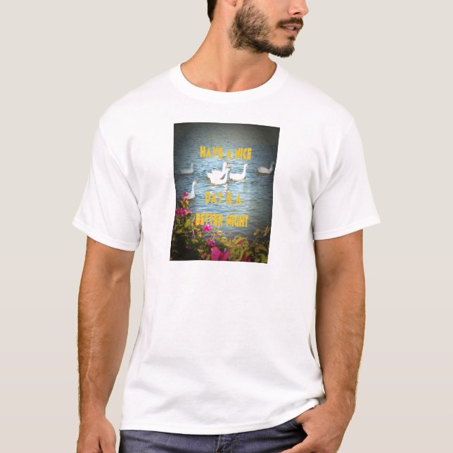 T-shirt Nous laissons toujours nos clients heureux et sati (Devant)
