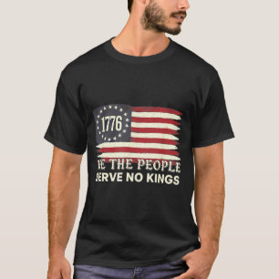T-shirt Nous Le Peuple 1776 Drapeau Américain Ne Servons A