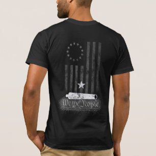 T-SHIRT NOUS LE PEUPLE BETSY ROSS CC VINTAGE AMERICAN FLAG