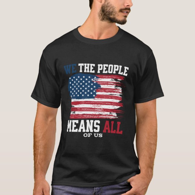 T-shirt Nous, le peuple, c'est nous tous (Devant)