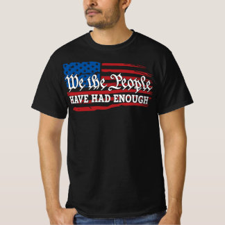 T-shirt Nous le Peuple En Avons Marre d'Anti-Trump