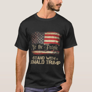 T-shirt Nous, Le Peuple, Sommes Avec Donald Trump 2024 Amé