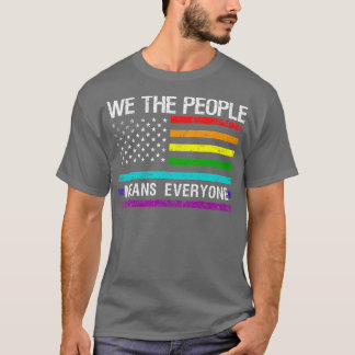 T-shirt Nous, le peuple veut dire tout le monde Vintage Ga