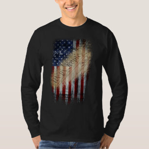 T-shirt NOUS LE PEUPLE Vintage-American Drapeau
