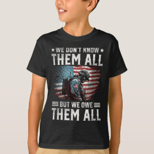 T-shirt Nous Les Devons Tous Avec Le Jour Du Mémorial Du D