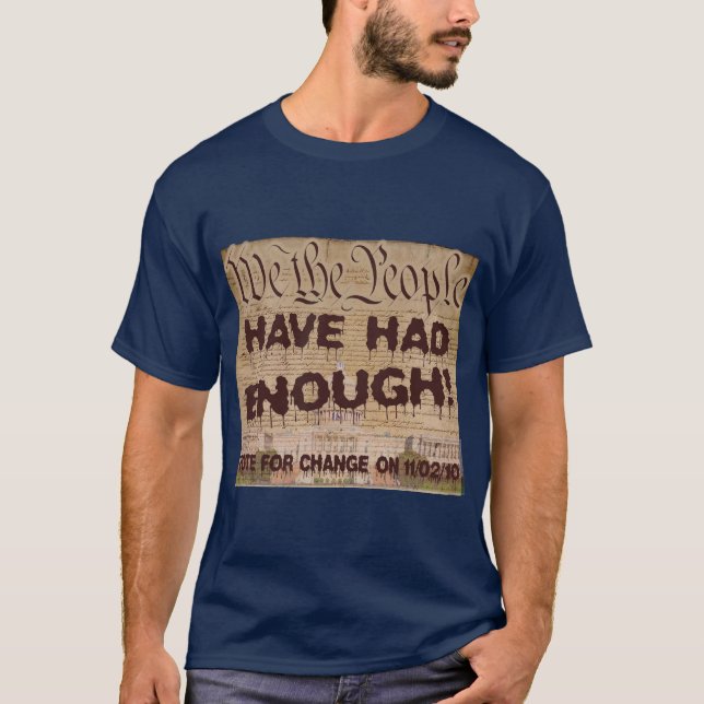 T-shirt Nous les personnes avons eu assez (Devant)