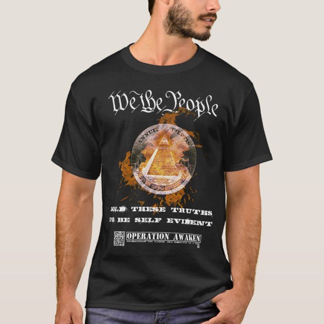 T-shirt Nous les personnes, tenons ces vérités. (Devant)